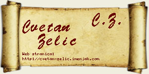 Cvetan Zelić vizit kartica